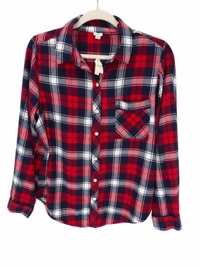 Aerie Plaid Sleep Shirt NWT
